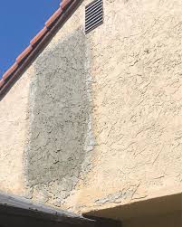 Professional stucco repair and restoration services by Gulf Coast Painting SRQ in Sarasota, fixing cracks and damage for a seamless finish.