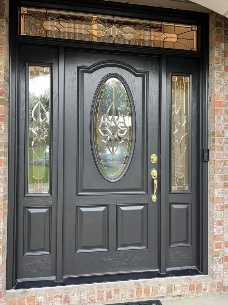 Entry door painting, Sarasota