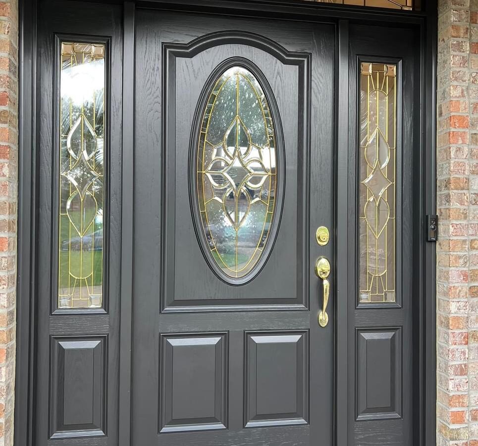 Entry door painting, Sarasota