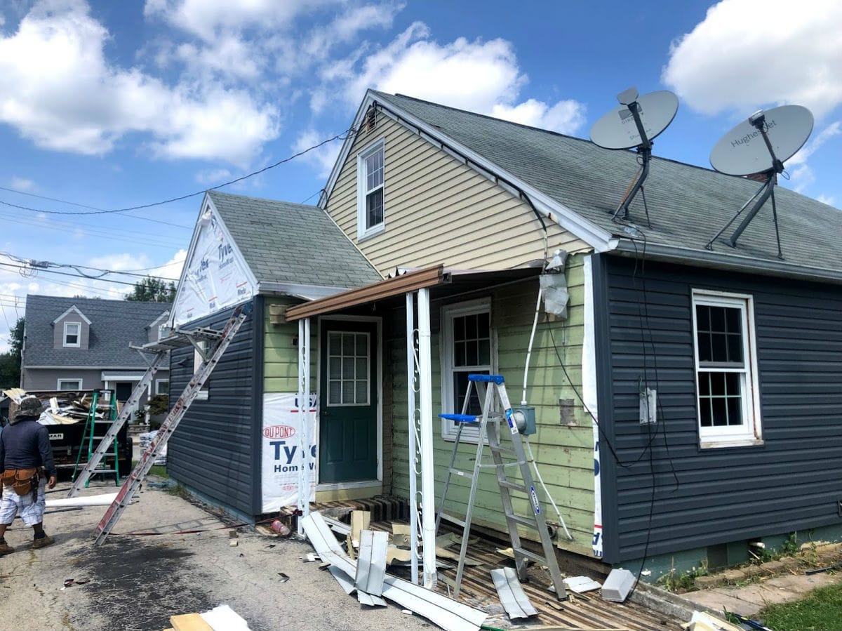 Commercial painting preparation at a Sarasota property