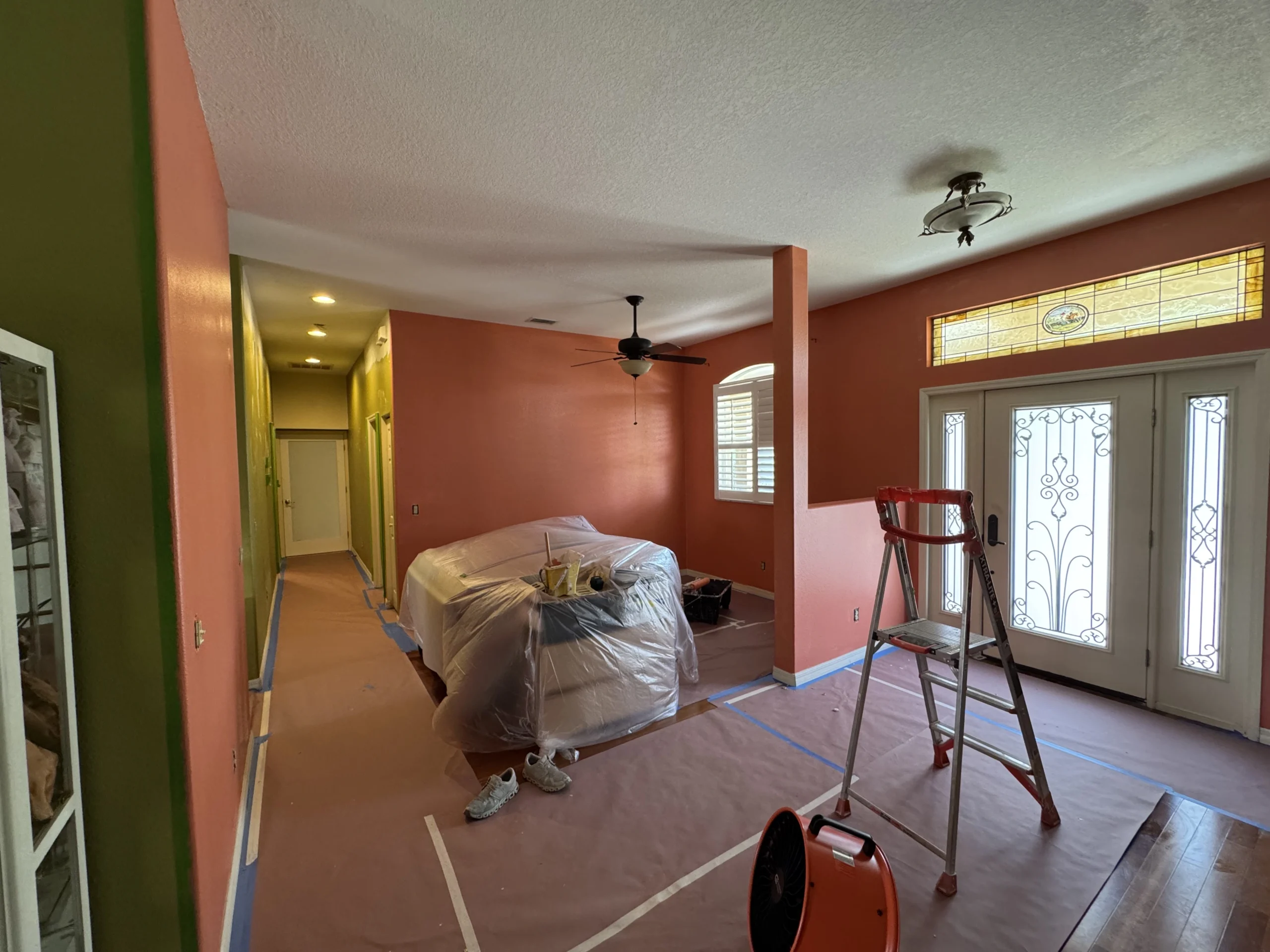 Interior painting project