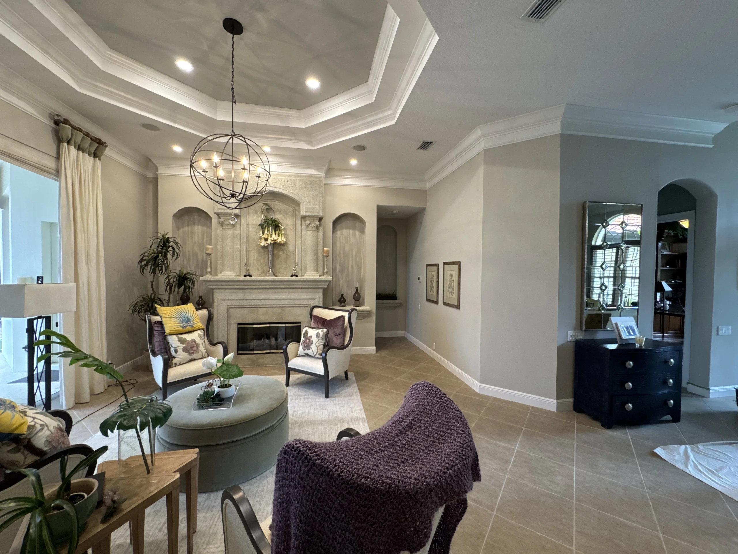 Interior painting project completed by Gulf Coast Painting SRQ